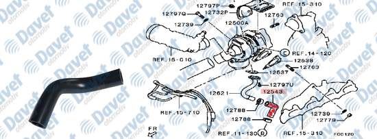 SWAPP 66636 Turbo Yag Geri Donus Hortumu L200 Cr Triton 2.5 D {2wd-4wd} 10>